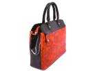 Dámská kožená kabelka s květovaným vzorem  Arteddy