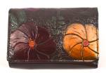 Dámská / dívčí malá peněženka s květovaným vzorem