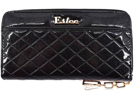 Dámská / dívčí lakovaná peněženka  pouzdrového typu Eslee