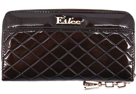 Dámská / dívčí lakovaná peněženka  pouzdrového typu Eslee