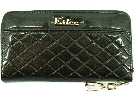 Dámská / dívčí lakovaná peněženka  pouzdrového typu Eslee
