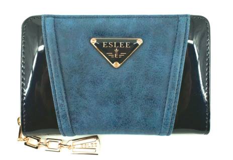 Dámská / dívčí lakovaná peněženka  pouzdrového typu Eslee