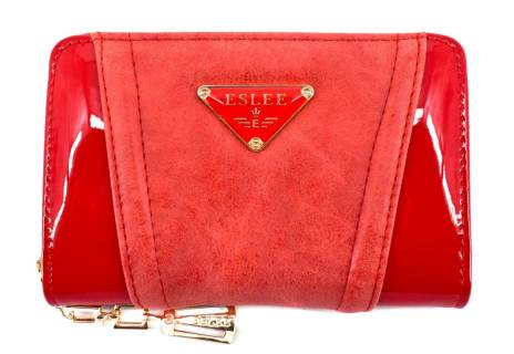 Dámská / dívčí lakovaná peněženka  pouzdrového typu Eslee