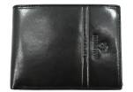 Pánská kožená peněženka na šířku Emporio Valentin - černá