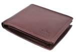 Pánská kožená peněženka na šířku Eslee - hnědá