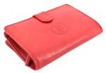 Dámská kožená peněženka Harvey Miller - červená