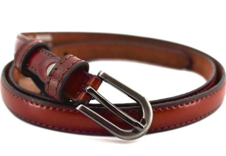 Dámský úzký kožený opasek Arteddy
