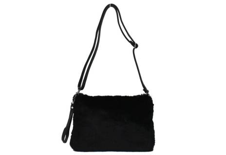Dámská kabelka crossbody Melas / s umělé kožešiny