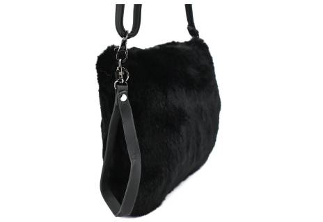 Dámská kabelka crossbody Melas / s umělé kožešiny