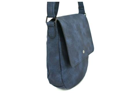 Dámská / dívčí kbelka crossbody kabelka s klopnou Melas