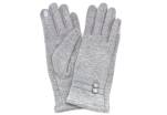 Dámské textílní  zateplené rukavice Arteddy - světle šedá