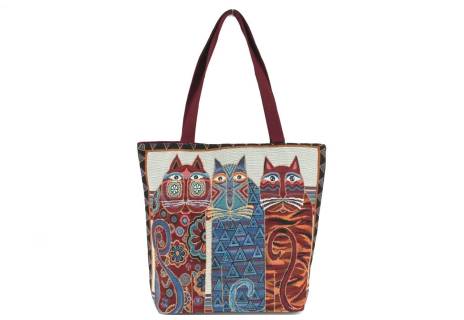 Kabelka/ taška s potiskem - kočky