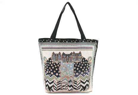 Kabelka/ taška s potiskem - kočky