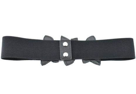 Dámský elastický opasek - černá