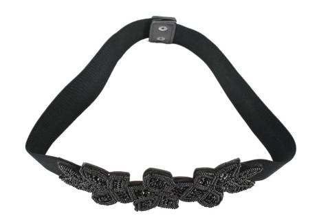 Dámský elastický opasek - černá