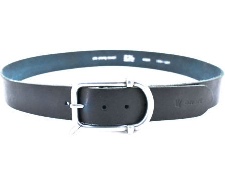 Kožený opasek Coveri - tmavě modrá 95