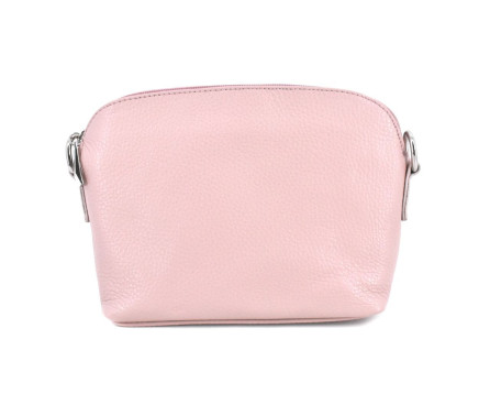 Dámská malá kožená kabelka crossbody Arteddy - růžová pudrová