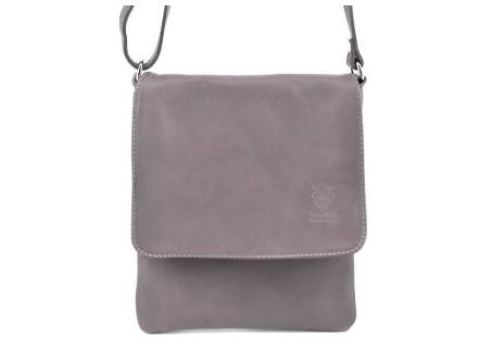 Dámská kožená crossbody kabelka s klopnou Arteddy