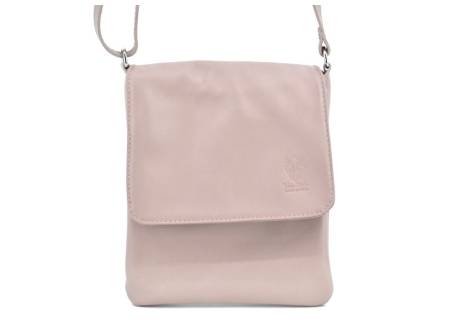 Dámská kožená crossbody kabelka s klopnou Arteddy