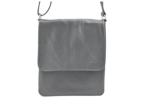 Dámská kožená crossbody kabelka s klopnou Arteddy