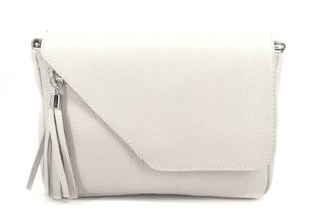 Dámská kožená crossbody kabelka s klopnou Arteddy