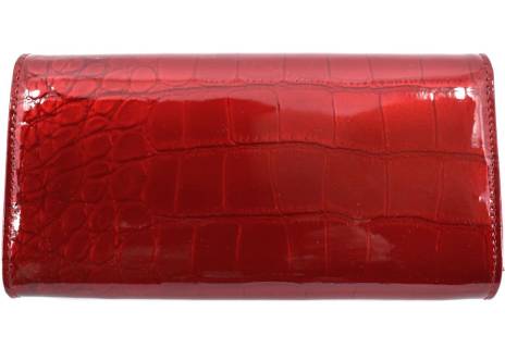 Dámská velká kožená lakovaná peněženka CONTI