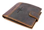 Pánská kožená peněženka na šířku  se zápinkou Harvey Miller