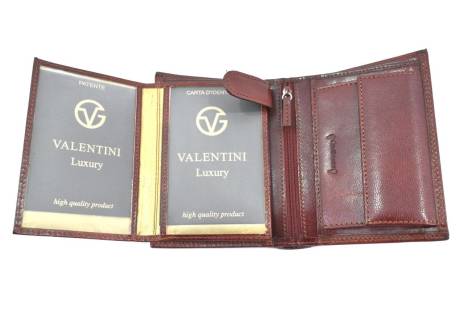 Pánská kožená peněženka  s orientací na výšku Valentini