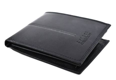 Pánská kožená peněženka  na šířku Coveri - černá