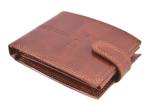 Pánská kožená peněženka  na šířku se zápinkou Coveri