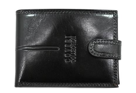 Pánská kožená peněženka  na šířku se zápinkou Coveri