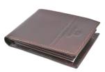Pánská kožená peněženka Emporio Valentini - tmavě hnědá