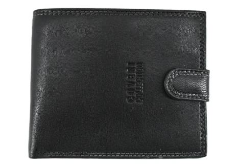 Pánská kožená peněženka  na šířku se zápinkou Coveri