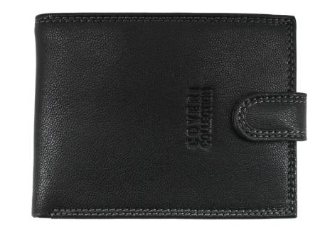 Pánská kožená peněženka  na šířku se zápinkou Coveri