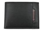 Moderní pánská kožená dokladovka Valentini - černá