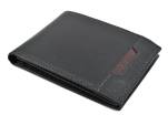 Moderní pánská kožená dokladovka Valentini - černá