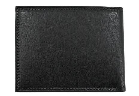 Moderní pánská kožená dokladovka Valentini - černá