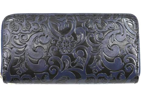Dámská / dívčí peněženka  pouzdrového typu  s květovaným vzorem