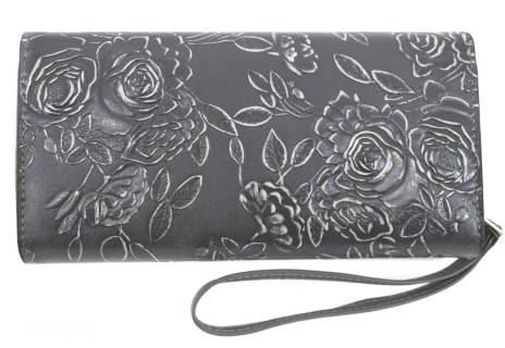 Dámská  peněženka s květovaným vzorem