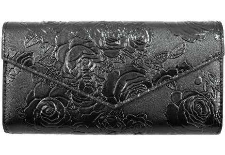 Dámská  peněženka s květovaným vzorem
