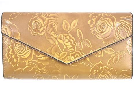 Dámská  peněženka s květovaným vzorem