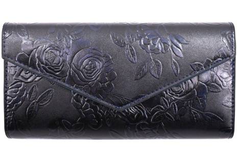 Dámská  peněženka s květovaným vzorem
