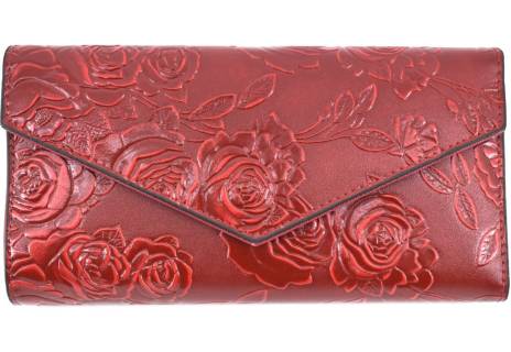 Dámská  peněženka s květovaným vzorem