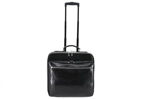 Cestovní pilotní kožený kufr Arteddy 40l