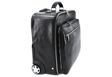 Cestovní pilotní kožený kufr Arteddy 40l