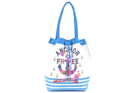 Velká plážová taška s potiskem kotva