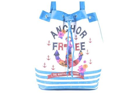 Velká plážová taška s potiskem kotva