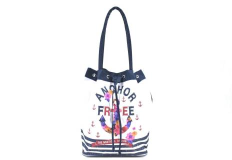 Velká plážová taška s potiskem kotva