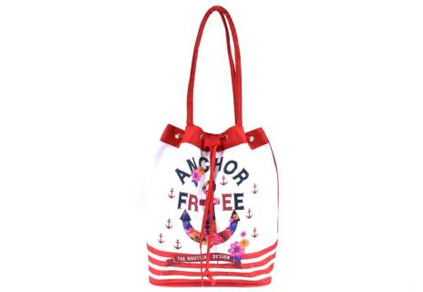 Velká plážová taška s potiskem kotva