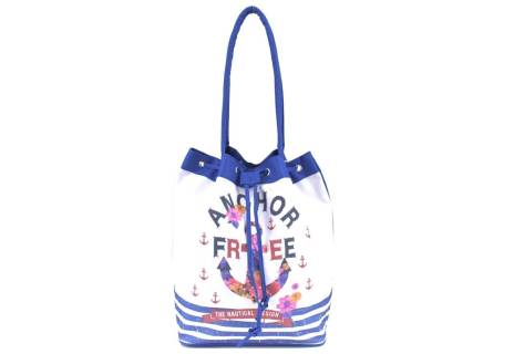 Velká plážová taška s potiskem kotva
